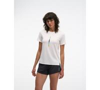 HOKA Women's EveryRun Short Sleeve Top in White, Size Small