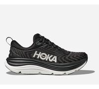 HOKA Women's Gaviota 5 Sneaker, Black/White, 6 UK