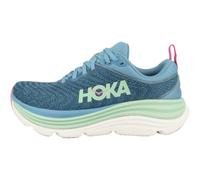 HOKA Womens Gaviota 5 Textile Synthetic Alpine Blue Jadeite Trainers 5.5 UK