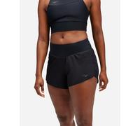 HOKA Women's Glide 4'' Shorts in Black, Size Large