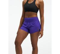 Hoka Glide 3.5 Inch Brief-Lined Women's Running Shorts | UK S in Cosmic Purple