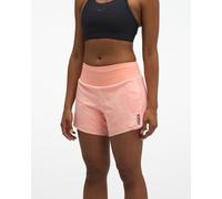 HOKA Women's Glide Shorts MR 5'' 2in1 in Sunstone Prt, Size XS