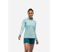 Hoka Womens Glidetech Quarter Zip Long Sleeve Top Pale Pink