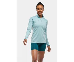 Hoka Womens Glidetech Quarter Zip Long Sleeve Top Pale Pink