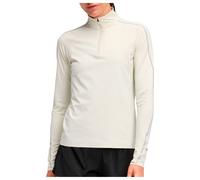 Hoka - Women's half-zip trail running T-shirt - W GlideTech Quarter Zip Truffle Salt for Women - Size M - Grey Grey