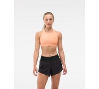 HOKA Women's Hupana Sports Bra Removable Cup in Pale Tangerine, Size Small