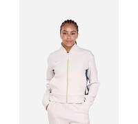 HOKA Women's Kaitoro Knit Jacket in Alabaster/Varsity Navy, Size Small
