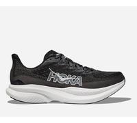 HOKA Women's Mach 6 Road Running Shoes in Black/White, Size 8 W