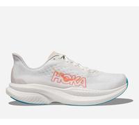 HOKA Women's Mach 6 Road Running Shoes in White/Nimbus Cloud, Size 9