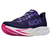 HOKA Women's Mach 7 Road Running Shoes in Carbon Black/Cosmic Purple, Size 4.5