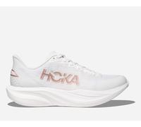 HOKA Womens Mach 7, Frost/Rose Gold, 9.5