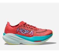 HOKA Women's Mach X 2 Road Running Shoes in Grapefruit/Electric Coral, Size 5