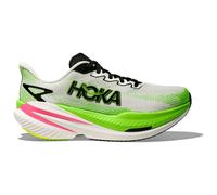HOKA Women's Mach X 3 - White/Neon Lime - Size: UK 6