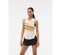 HOKA Women's Race Day Singlet in Alabaster Flare, Size XS