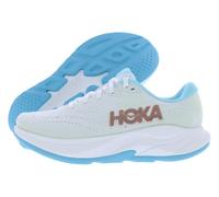 Hoka Womens Rincon 4, Frost/Rose Gold, 7.5