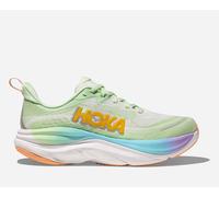HOKA Women's Skyflow in Luna Moth/White, Size 4.5