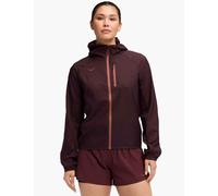 Hoka - Women's windbreaker trail running Jacket - W Skyflow Jacket Black Cherry for Women - Size S Black S