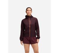 HOKA Women's Skyflow Jacket in Black Cherry, Size 2XL