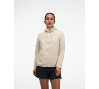 HOKA Women's SkyFlow Wind Jacket in Oat Milk, Size Medium