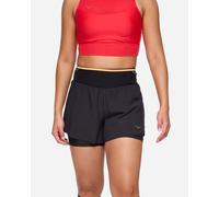 HOKA Women's Skyglide Trail Shorts in Black, Size 2XL
