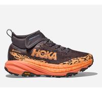 HOKA Women's Speedgoat 6 Mid GORE-TEX Trail Shoes in Galaxy/Guava, Size 8
