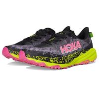 Hoka Women's Speedgoat 6 Sneaker, Black/Neon Citrus, 5.5 UK
