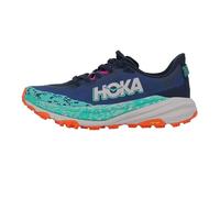 HOKA Womens Speedgoat 6 Textile Synthetic Varsity Navy Meteor Trainers 6 UK
