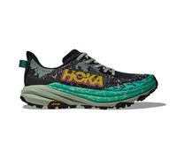 Hoka - Trail running shoes - Speedgoat 6 W Black / Aloe Vera for Women - Size 5,5 US Black
