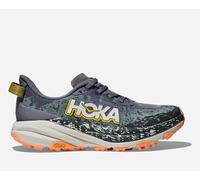 HOKA Women's Speedgoat 6 Trail Shoes in Grey Skies/Cosmic Grey, Size 4.5