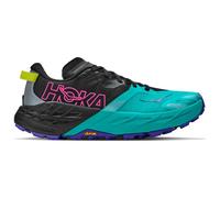HOKA - Women's Speedgoat 7 - Trail running shoes size 4,5 - Regular, black/ electric aqua