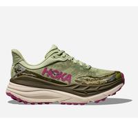 HOKA Women's Stinson 7 in Seed Green/Beet Root, Size 4.5