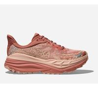 HOKA Women's Stinson 7 Trail Shoes in Blush/Rose Latte, Size 9.5