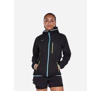 HOKA Women's Tecsky Waterproof Jacket in Black, Size Large