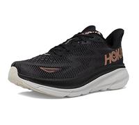HOKA Women's W Clifton 9 Sneaker, Black Rose Gold, 4.5 UK