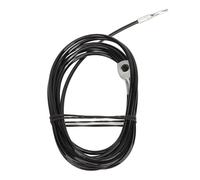 HOKAYOBEXU Fitness Pulley Cable 5mm Thick, LAT Pulldown Cable Replacement, Heavy Duty Pulley System for Gym Equipment, Steel Wire and Rubber Construction with High Load Capacity up to 100kg (2.5m)