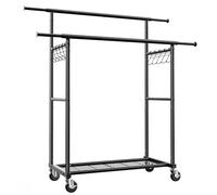 HOKEEPER Double Clothes Rack 204kg Heavy Duty