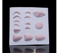 Hokeyio Gaming Mouse Three Dimensional Grips Auxiliary Patch for Esports Gamer Supporting Palm Labor-Saving Non Slip Skin Feel Traceless Pink
