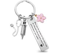 HOKIAMCN Keychain Gifts Keyring Medical Nurse Keyring keychain Student Gifts Graduation Gifts Nursing School Nurses Day Gift Gratitude Thank You Gifts for Nurses Day