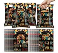 Hokinaa 40th Birthday Gift Bag - 50 Pcs Happy 40 Fabulous Party Decorations