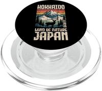 Hokkaido Japan Deer Vintage Travel Kawaii Kanji Souvenir PopSockets PopGrip for MagSafe