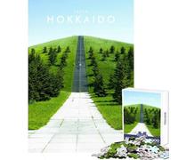 Hokkaido Japan for Adults 1000 Piece Puzzle Train Logical Thinking And Problem-solving Relaxing Stress Free Enjoyment (38x26cm)