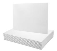 Hokoad 12 PCS Rectangle Cake Boards 1/4 Inch Half Sheet Cake Drum Rectangle Cake Drum White Grease Proof Half Sheet Cake Board for Baking Cake Desserts Pizza Pastry Party Decorate (10x14 inch)
