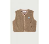 Hoktown Cropped Gilet Nutmeg Brown