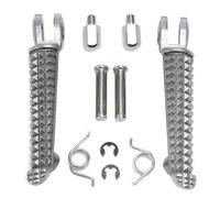 HOKUOTOLITE Front Footpegs Motorcycle Driver foot pegs for Yamaha YZF R1 1998-2025, YZF R1S/R1M 2015-2024, YZF R6 1999-2020, YZF R6S 2003-2009