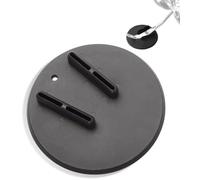 HOKUOTOLITE Motorcycle Parking Kickstand Pad,Jiffy Stand Coaster Universal for Harley Touring FL Sportster XL/XR FX/FXR/FXD/FLD/Dyna Softail FLST/FXST Pan America VRSC LiveWire,Black