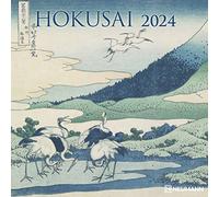 Hokusai 2024 - Wall Calendar - Brochure Calendar - 30 x 30-30 x 60 Open - Art Calendar