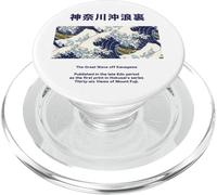 Hokusai 36 Views Great Wave of Kanagawa Art PAPL041 PopSockets PopGrip for MagSafe