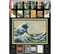 Hokusai Coloring Book: Hokusai Complete Art Coloring Book #1 - Color The Greatest Compositions In History