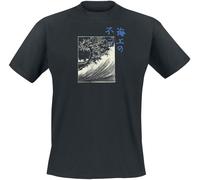 Hokusai Great Wave Duo Colour Great Wave T-Shirt black S