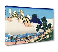Hokusai Japanese Back from Fuji Canvas Print | Gallery Wrapped 30mm Frame Wall Art | 30x20 inches | Ready to Hang | Asian Picture | Living Room Bedroom Lounge Office